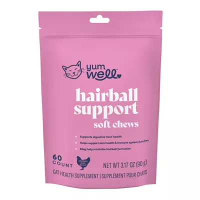 Product YumWell ™ Cat Hairball Support Soft Chews