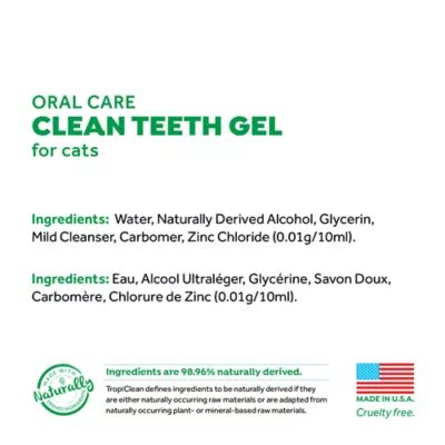 Product TropiClean Fresh Breath Clean Teeth Dental & Oral Gel for Cats