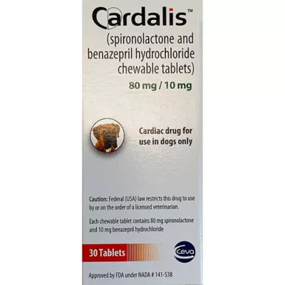 Product Cardalis Chewable Tablets for Dogs - 80mg/10mg, 30 Tablets
