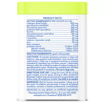 Product Native Pet The Daily Supplement for Dogs - Multivitamin Powder Supplement