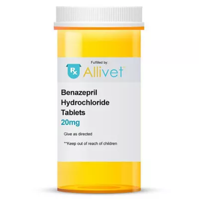 Product Benazepril HydrochorideTablets for Dogs and Cats - 20 mg, Single Tablet