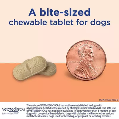 Product Vetmedin-CA1 Chewable Tablets for Dogs - 50 Tablets, 1.25 mg