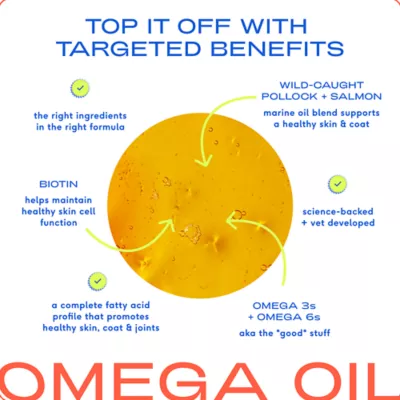 Product Native Pet Omega-3 Fish Oil & Alaskan Salmon Oil Skin & Coat Health Supplement for Dogs
