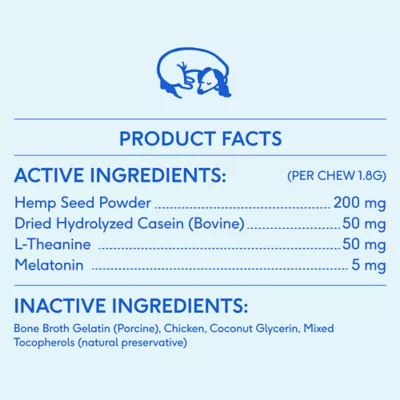Product Native Pet Calm Chews for Dogs - Anxiety & Calming Supplement