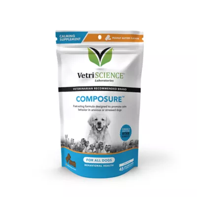Product VetriScience Calm & Confident Chews, 45 Count - Anxiety & Calming Supplement for Dogs