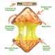 Product Doggijuana® Tuffer Chewer Refillable Grilled Cheese Dog Toy