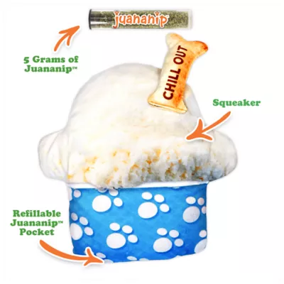 Product Doggijuana® Get The Munchies Refillable Ice Cream Pup Cup Dog Toy