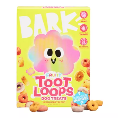Product Bark Toot Loops Dog Treats 10 OZ