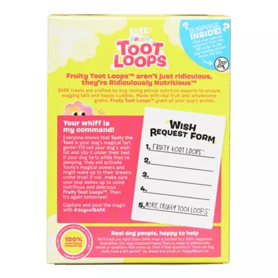 Product Bark Toot Loops Dog Treats 10 OZ