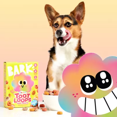 Product Bark Toot Loops Dog Treats 10 OZ