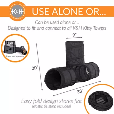 Product K&H Pet Products 3 Way Tunnel Toy