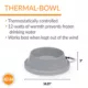 Product K&H Pet Products Thermal-Bowl Outdoor Heated Cat & Dog Water Bowl