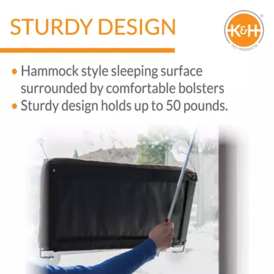 Product K&H Pet Products EZ Mount Kitty Sill Deluxe with Bolster