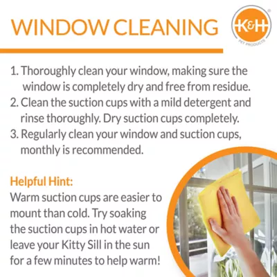 Product K&H Pet Products EZ Mount Kitty Sill Deluxe with Bolster