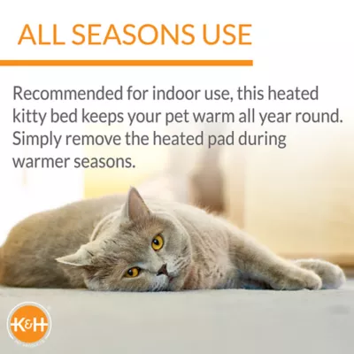 Product K&H Pet Products Thermo-Kitty Fashion Splash Cat Bed