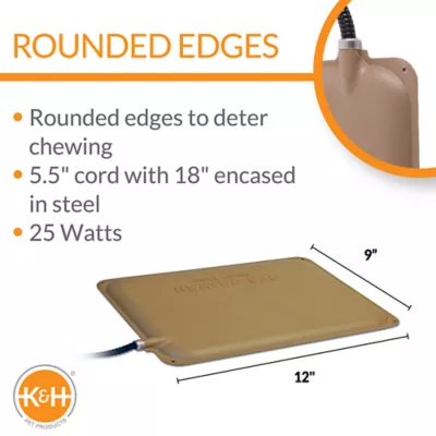 Product K&H Pet Products Extreme Weather Kitty Pad Petite Outdoor Heated Kitty Pad