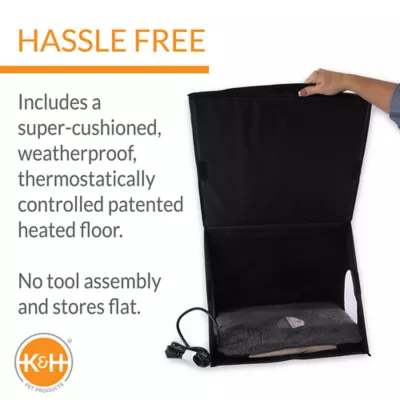 Product K&H Pet Products Heated A-Frame Indoor/Outdoor Shelter