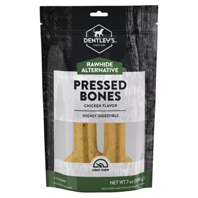 Product Dentley's Rawhide Alternative Pressed Chicken Tendon Bones 6 Inch 7 OZ