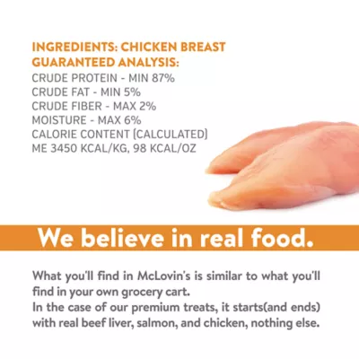 Product McLovin's Pet 100% Freeze-Dried Premium Cat Treats - Chicken, 3 Oz