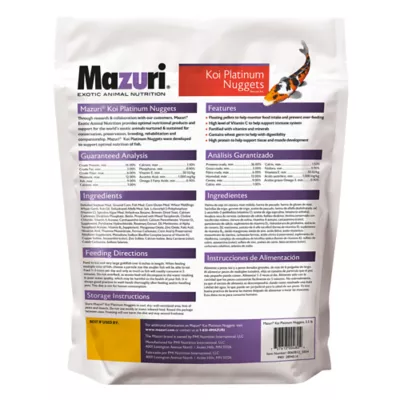 Product Mazuri Koi Platinum Nuggets