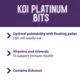 Product Mazuri Koi Platinum Bits