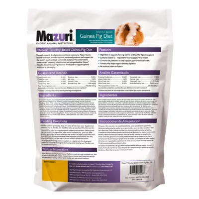 Product Mazuri Timothy Hay-Based Guinea Pig Diet