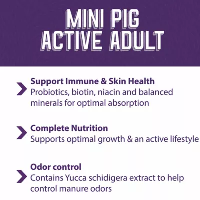 Product Mazuri Mini Pig Active Adult Food