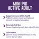 Product Mazuri Mini Pig Active Adult Food