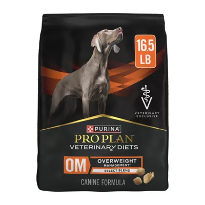 Product Purina Pro Plan Veterinary Diets OM Select Blend Overweight Management All Life Stages Dry Dog Food