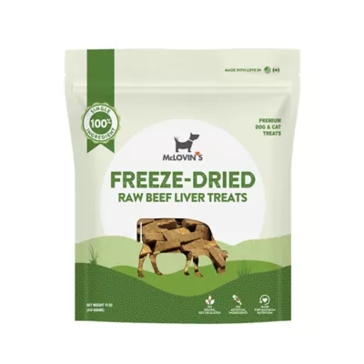Product McLovin's Pet Premium Dog Treats - Freeze-Dried Raw, Beef Liver