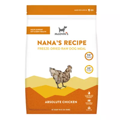 Product McLovin's Pet Nana's Recipe Dog Meal - Freeze-Dried Raw, Chicken