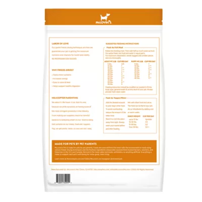 Product McLovin's Pet Nana's Recipe Dog Meal - Freeze-Dried Raw, Chicken