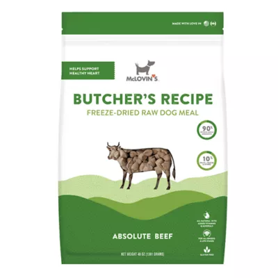 Product McLovin's Pet Butcher's Recipe Dog Meal - Freeze-Dried Raw, Beef