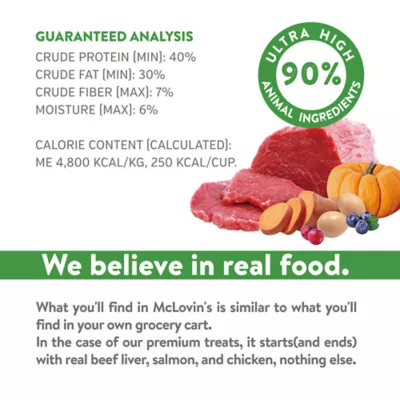 Product McLovin's Pet Butcher's Recipe Dog Meal - Freeze-Dried Raw, Beef