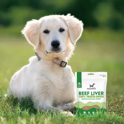 Product McLovin's Pet Premium Dog Meal Topper - Freeze-Dried Raw, Beef Liver