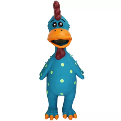 Product Multipet Latex Globken Chicken Squeaky Dog Toy Color Varies
