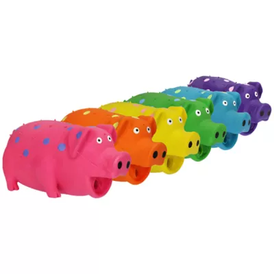 Product Multipet Latex Globlet Squeaky Pig Dog Toy