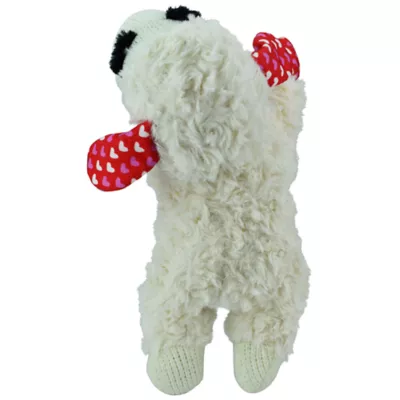 Product Multipet Lamb Chop Squeaky Dog Toy Heart Pattern
