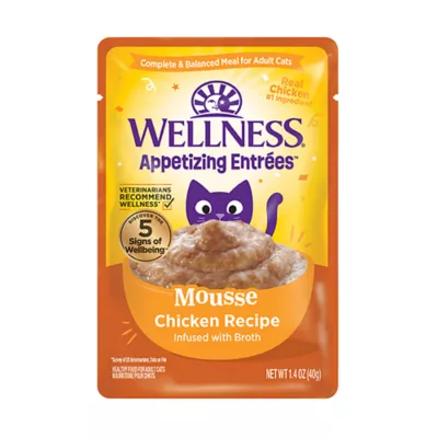 Product Wellness® Appetizing Entrees Adult Cat Wet Food - Grain Free, Mousse, 1.4 Oz