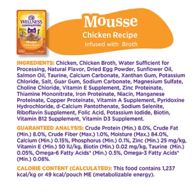 Product Wellness® Appetizing Entrees Adult Cat Wet Food - Grain Free, Mousse, 1.4 Oz