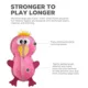 Product Outward Hound Xtreme Seamz Flamingo Squeaky Durable Dog Toy