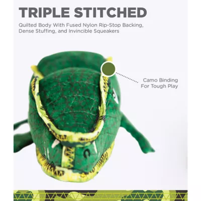 Product Outward Hound Xtreme Seamz Alligator Squeaky Plush Dog Toy