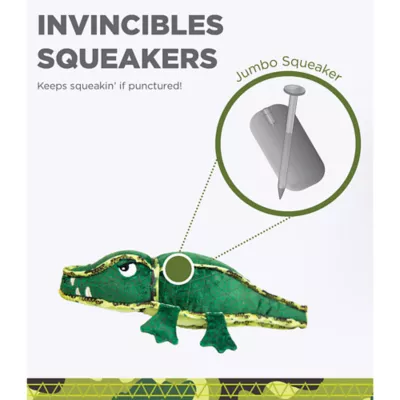 Product Outward Hound Xtreme Seamz Alligator Squeaky Plush Dog Toy