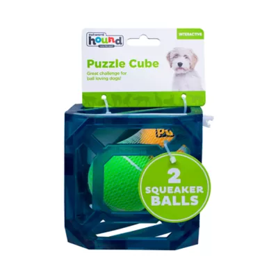 Product Outward Hound Puzzle Cube Interactive Squeaky Dog Toy
