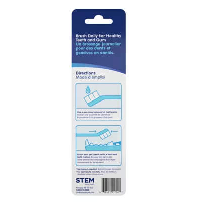 Product bluestem® Oral Care Toothbrush and Finger Brushes Set for Dogs and Cats