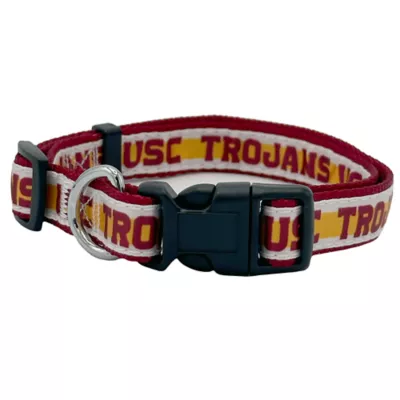 Product Pets First USC Trojans Satin Dog Collar