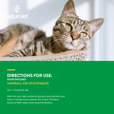 Product NaturVet Scoopables Hairball Aid Chews for Cats