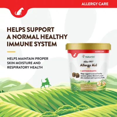 Product NaturVet Aller-911 Allergy Aid Soft Chews for Dogs