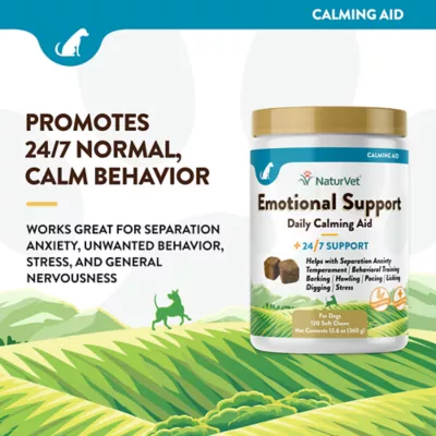Product NaturVet Emotional Support Calming Aid Soft Chews for Dogs