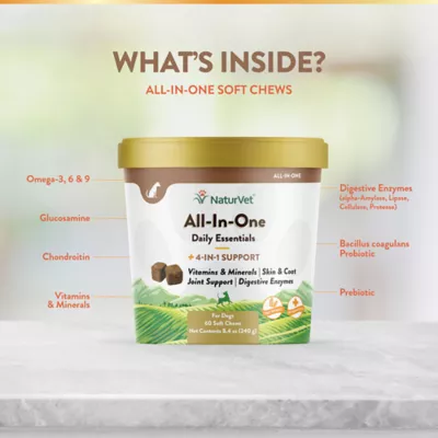 Product NaturVet All-In-One Multivitamin Soft Chews for Dogs